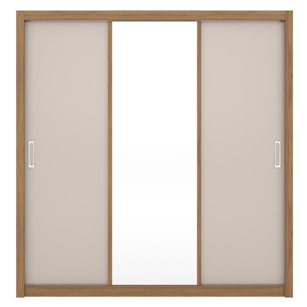 Guarda Roupa 3 Portas 2 Gavetas Amendola/Off White - 2