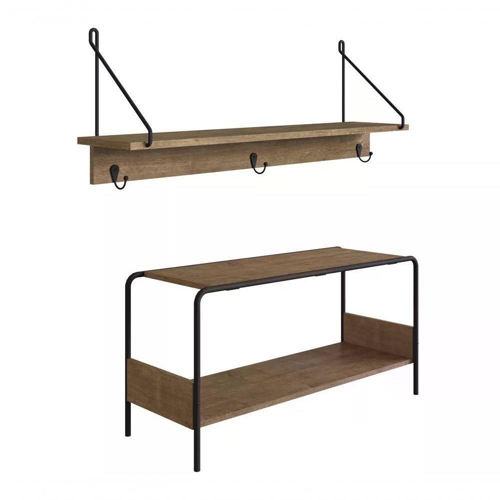 Conjunto Hall De Entrada Banco E Prateleira 27896 Linha Tube - 6