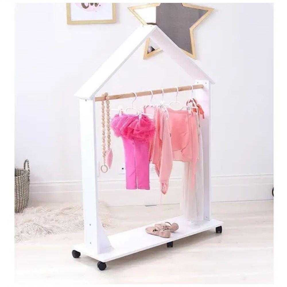 Roupeiro Cabideiro Infantil Rebeca 100% Mdf (quarto Criança) - 3