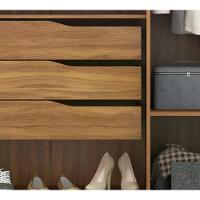 Guarda Roupa Casal 4 Portas Atore Amendola Grafito - 6