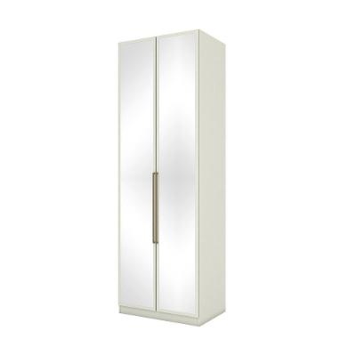 Guarda Roupa Guarda Roupa Seletto 2 Portas Bater Areia sem Gavetas MDF com Espelho