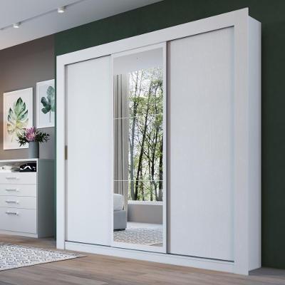 Roupeiro Herval Ph 1681 Branco Com Espelho