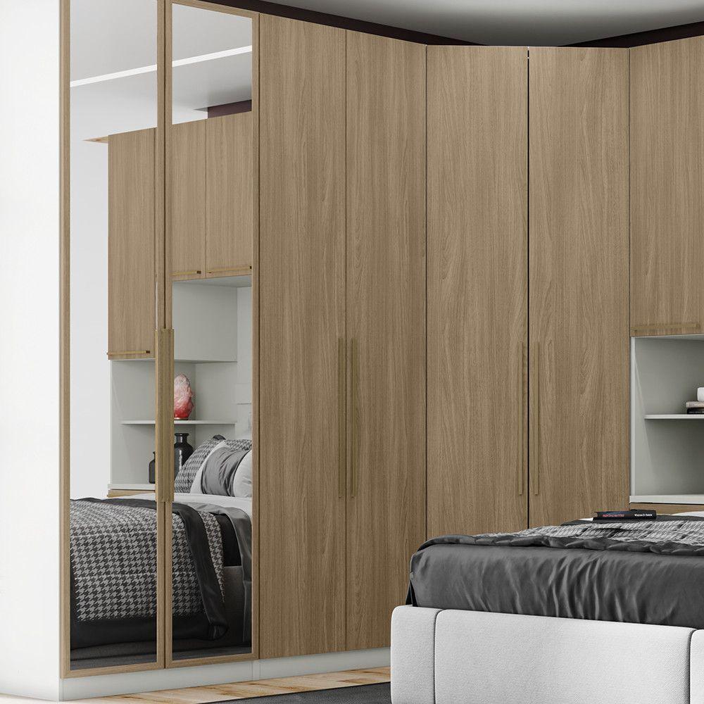 Guarda Roupa Modulado 2 Portas 3 Gavetas - 2