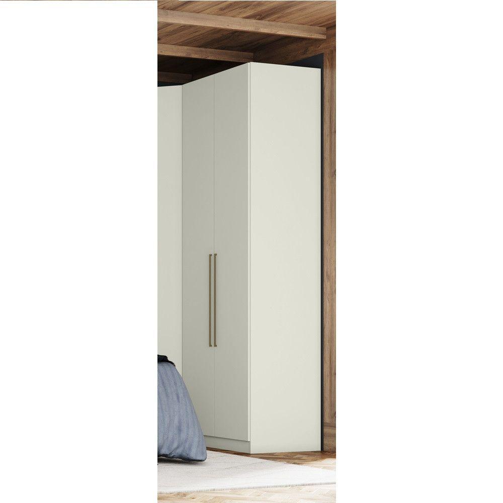 Guarda Roupa Predileto 02 Portas 03 Gavetas Henn Areia - 2