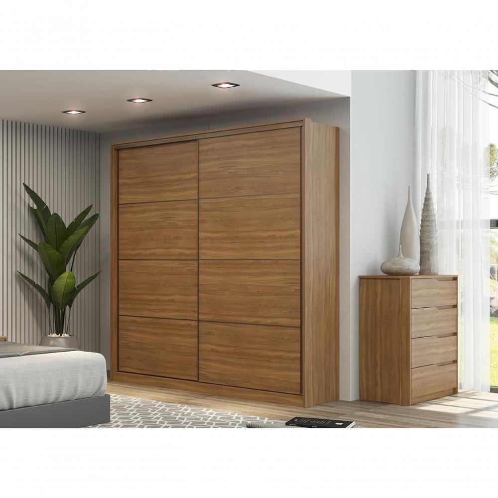 Conjunto Guarda Roupa Belga E Comoda Atria Amendola Demartez - 2