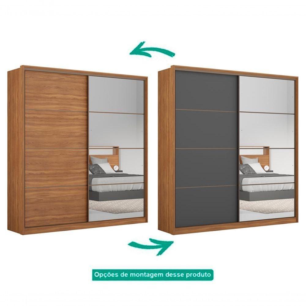 Conjunto Guarda Roupa Belga Com Espelho E Comoda Atria Amend - 5