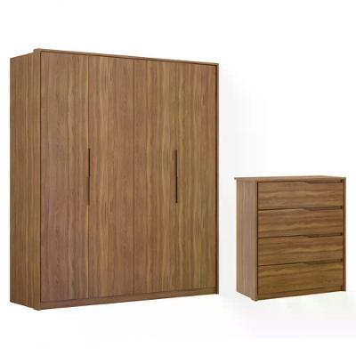 Conjunto Guarda Roupa Atore E Comoda Atria Amendola Demartez