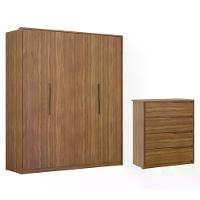 Conjunto Guarda Roupa Atore E Comoda Atria Amendola Demartez - 1