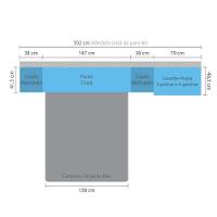 Guarda Roupa 8 Portas 6 Gavetas Com Cabeceira Avelã Rústico