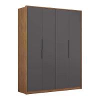 Conjunto Guarda Roupa Atore E Comoda Atria Amendola Grafito - 5