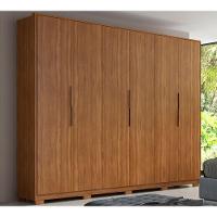 Guarda Roupa Casal 6 Portas Com Pes Atrice Amendola Demartez - 1