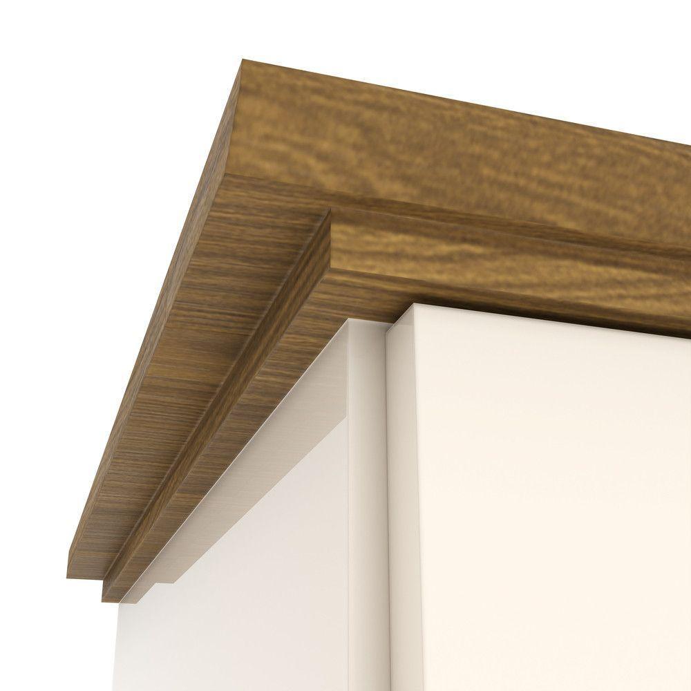 Guarda Roupa Casal 06 Portas 03 Gavetas Lima Henn Off White Nature - 6