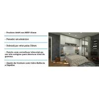 Guarda Roupa Canto 8 Portas E 4 Gavetas Com Espelho Crema - 9