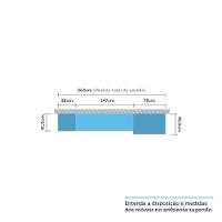 Guarda Roupa 6 Portas E 5 Gavetas Avelã Rústico Com Areia