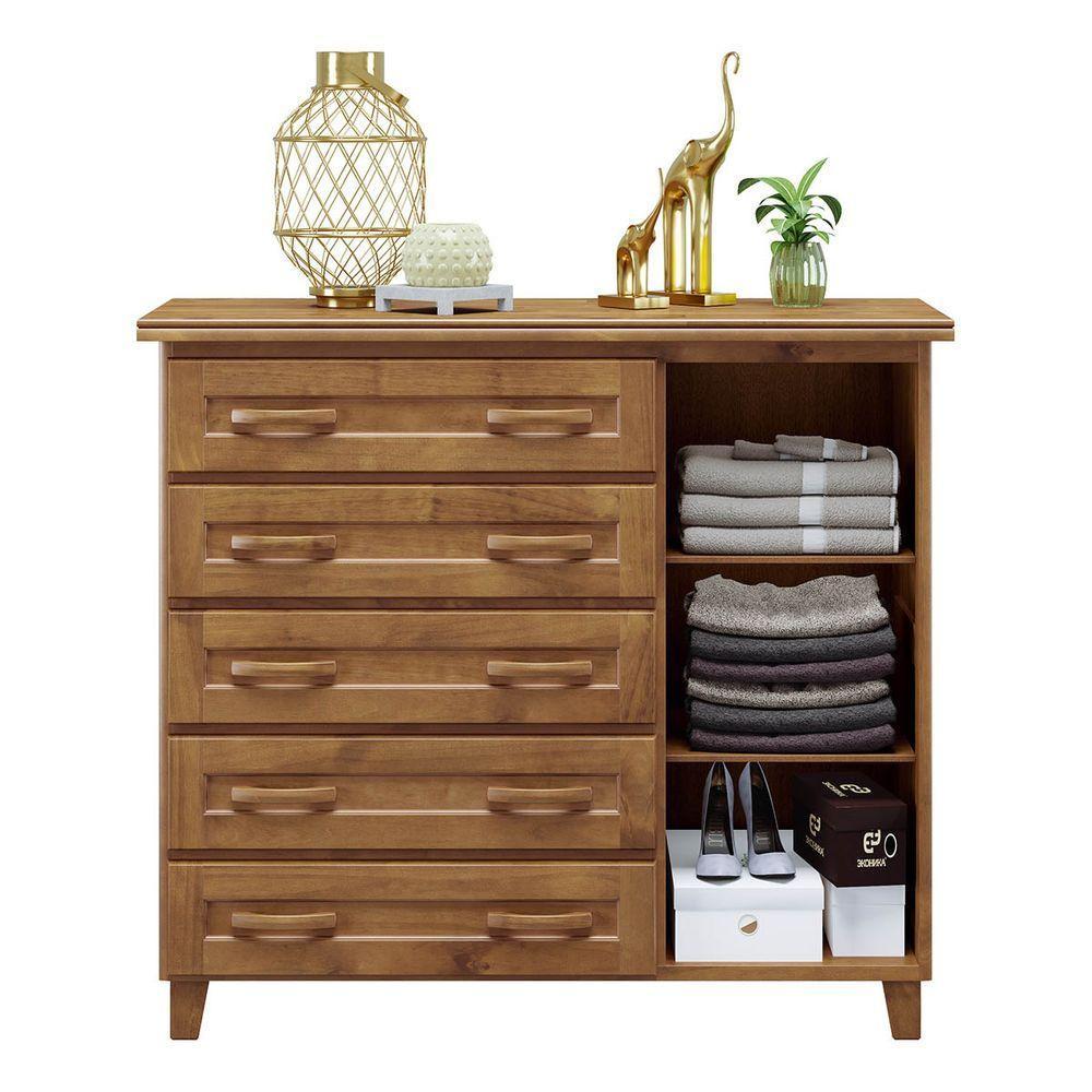 Guarda-roupa 10 Portas Cama Cômoda Sapateira Madeira Imbuia - 4