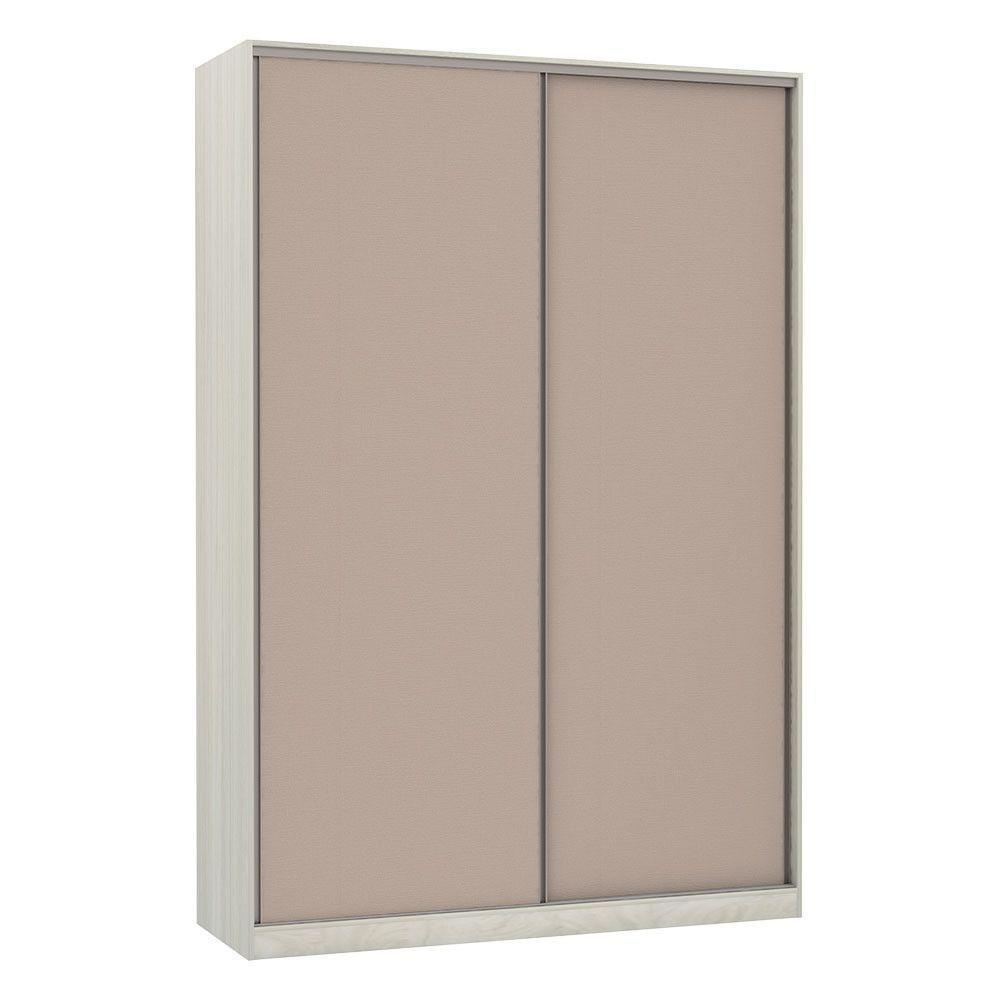 Guarda-roupa 2 Portas De Correr 160Cm Crema Com Connect - 1