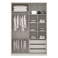 Guarda-roupa 2 Portas De Correr 160Cm Crema Com Connect - 5