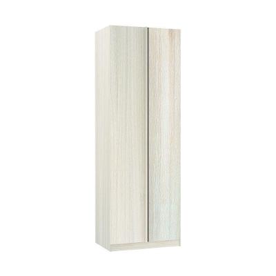 Guarda Roupa Canto Reto Luciane Prime Plus 1 Porta Articulada Legno Crema