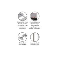 Guarda Roupa Modulado 1 Porta 40cm Branco Com Espelho - 3