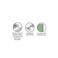 Guarda Roupa Sapateira 1 Porta 50cm Branco Com Verde Jade - 3