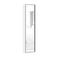 Guarda Roupa Sapateira 1 Porta 50cm Branco Com Espelho - 1