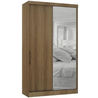 Guarda Roupa Casal Paris 2 Portas Correr 3 Gavetas