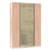 Guarda-roupa Solteiro 4 Portas Legno Crema Com Cumaru - 1