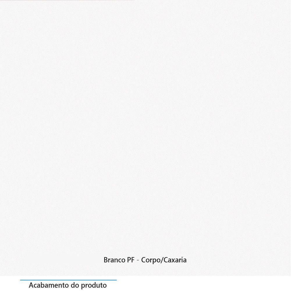 Guarda Roupa De Canto Diagonal Modulado 70cm 1 Porta Com Espelho Alpes Luciane Móveis Branco Pf - 12