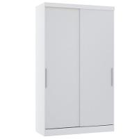 Guarda Roupa De Canto Diagonal Modulado 70cm 1 Porta Com Espelho Alpes Luciane Móveis Branco Pf - 13