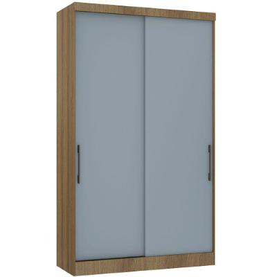 Guarda Roupa Casal Paris 2 Portas Correr 3 Gavetas