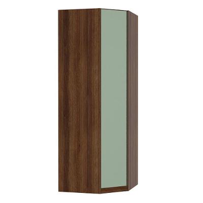 Guarda Roupa Canto 1 Porta 83cm Dourado Com Verde Jade