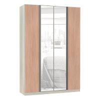 Guarda-roupa 4 Portas 160 Cm Legno Crema Com Cumaru - 1