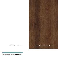 Guarda Roupa Canto 1 Porta 83cm Branco Com Nogueira Dourado