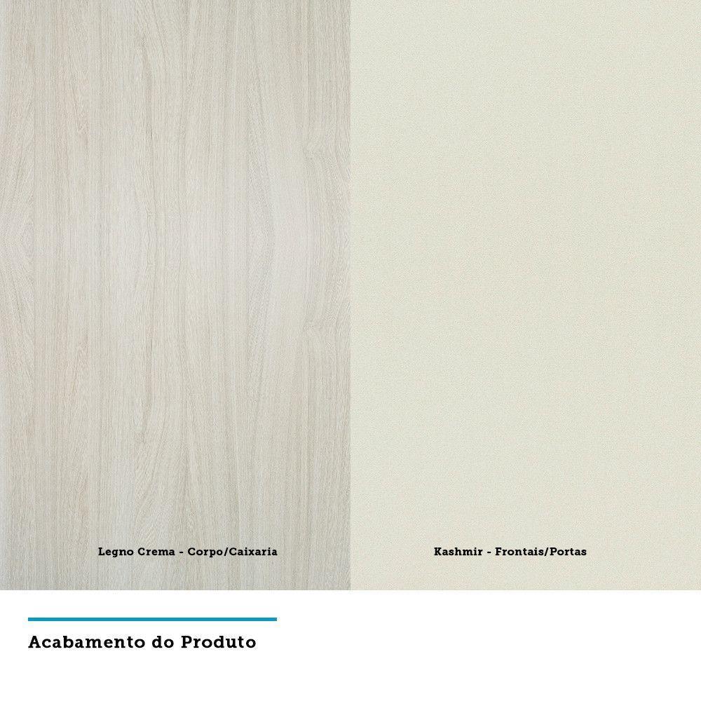 Guarda-roupa 1 Porta 25cm Legno Crema Com Kashmir - 2