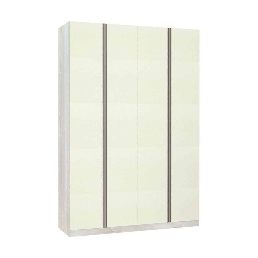 Guarda-roupa 4 Portas 160 Cm Legno Crema Com Kashmir - 1