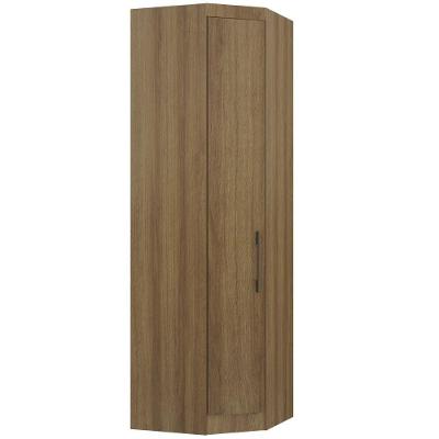 Guarda Roupa De Canto Diagonal 70cm 1 Porta Paris Luciane Móveis Avelã Pf