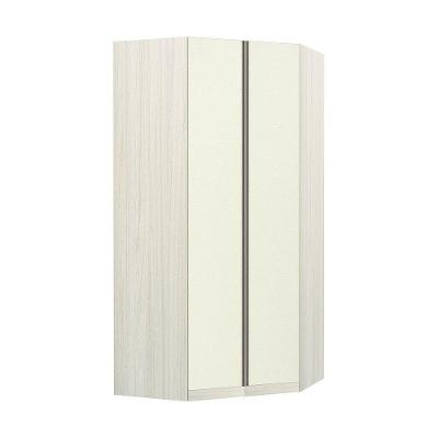 Guarda Roupa Solteiro De Canto Canto Diagonal Prime Plus 2 Portas Legno Crema com Kashmir
