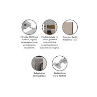 Guarda Roupa Modulado Canto 1 Porta 83cm Branco Com Connect - 3