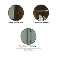 Guarda Roupa De Canto Reto Modulado 90cm 1 Porta Paris Luciane Móveis Avelã Pf Com Avelã Pf