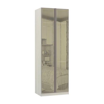 Guarda Roupa Solteiro Prime Plus 2 Portas Bater Legno Crema Luciane