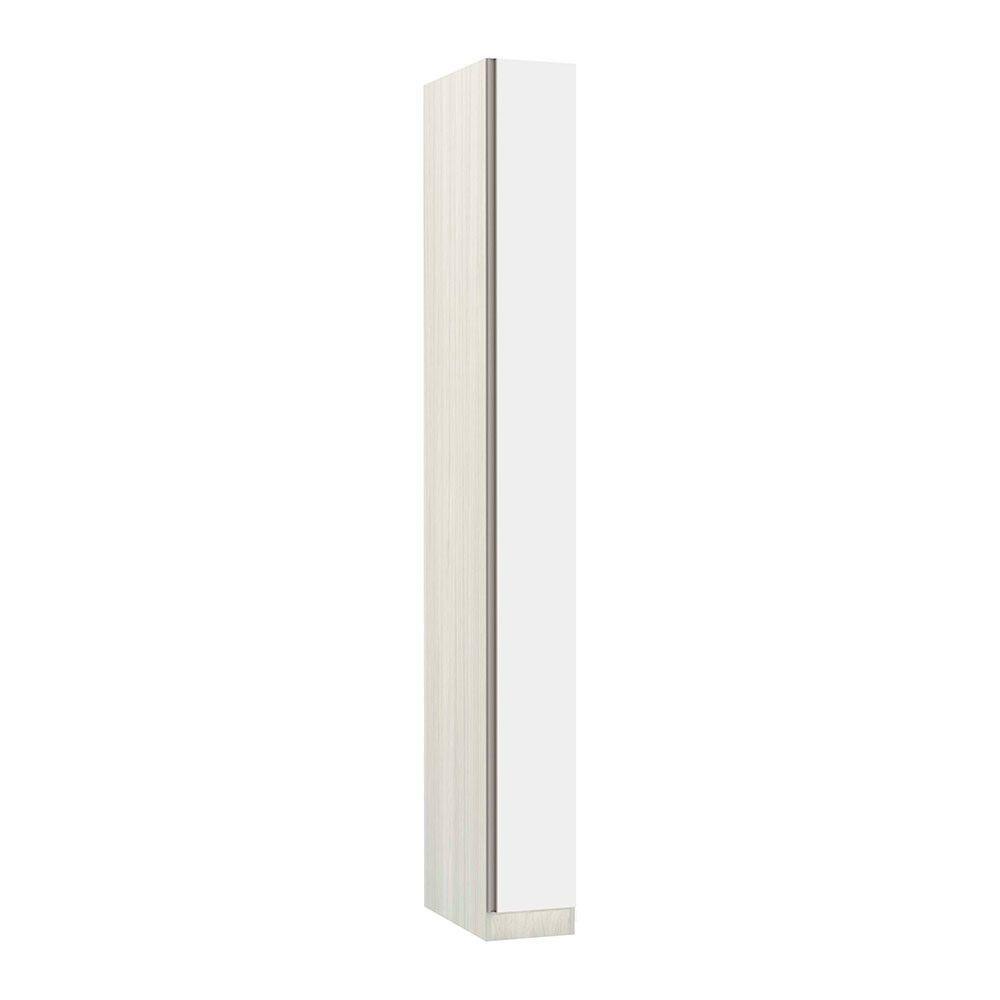 Guarda-roupa 1 Porta 25cm Legno Crema Com Branco Mat - 1