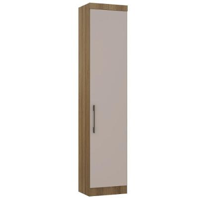Guarda Roupa Sapateira 50cm 1 Porta Paris Avelã Cinammon