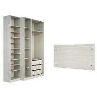 Guarda Roupa, 3 Gavetas, Sapateira E Cabeceira Casal Crema - 6