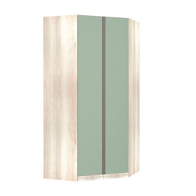 Guarda Roupa Solteiro Luciane Canto Diagonal Prime Plus 2 Portas Verde Jade