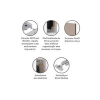 Guarda Roupa Modulado Canto 1 Porta 80cm Branco Com Connect - 3