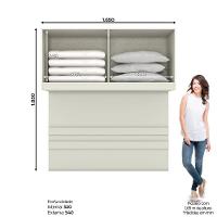 Ponte Casal Modulado 04 Portas Predileto Henn Areia Hp Com Jequitibá - 7