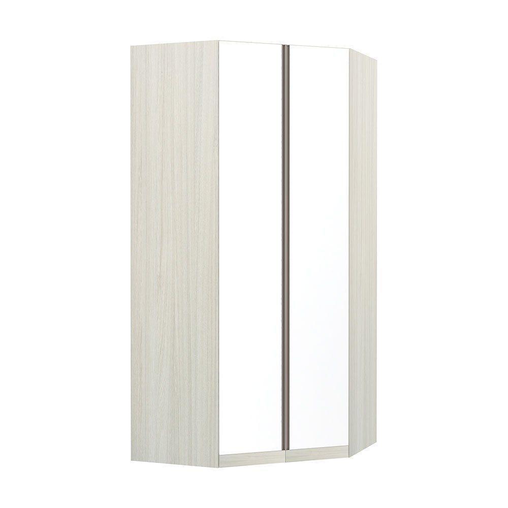 Guarda-roupa Canto 2 Portas Legno Crema Com Branco Mat - 1