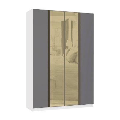 Guarda Roupa Guarda Roupa Prime Luciane 4 Portas 3 Gavetas Branco MDP