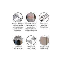 Guarda Roupa 4 Portas 159,2 Cm Branco Ff Com Connect - 3