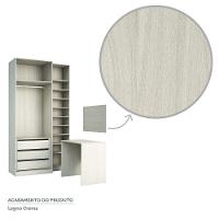 Guarda Roupa 3 Peças Com Escrivaninha, Sapateira, Crema - 2